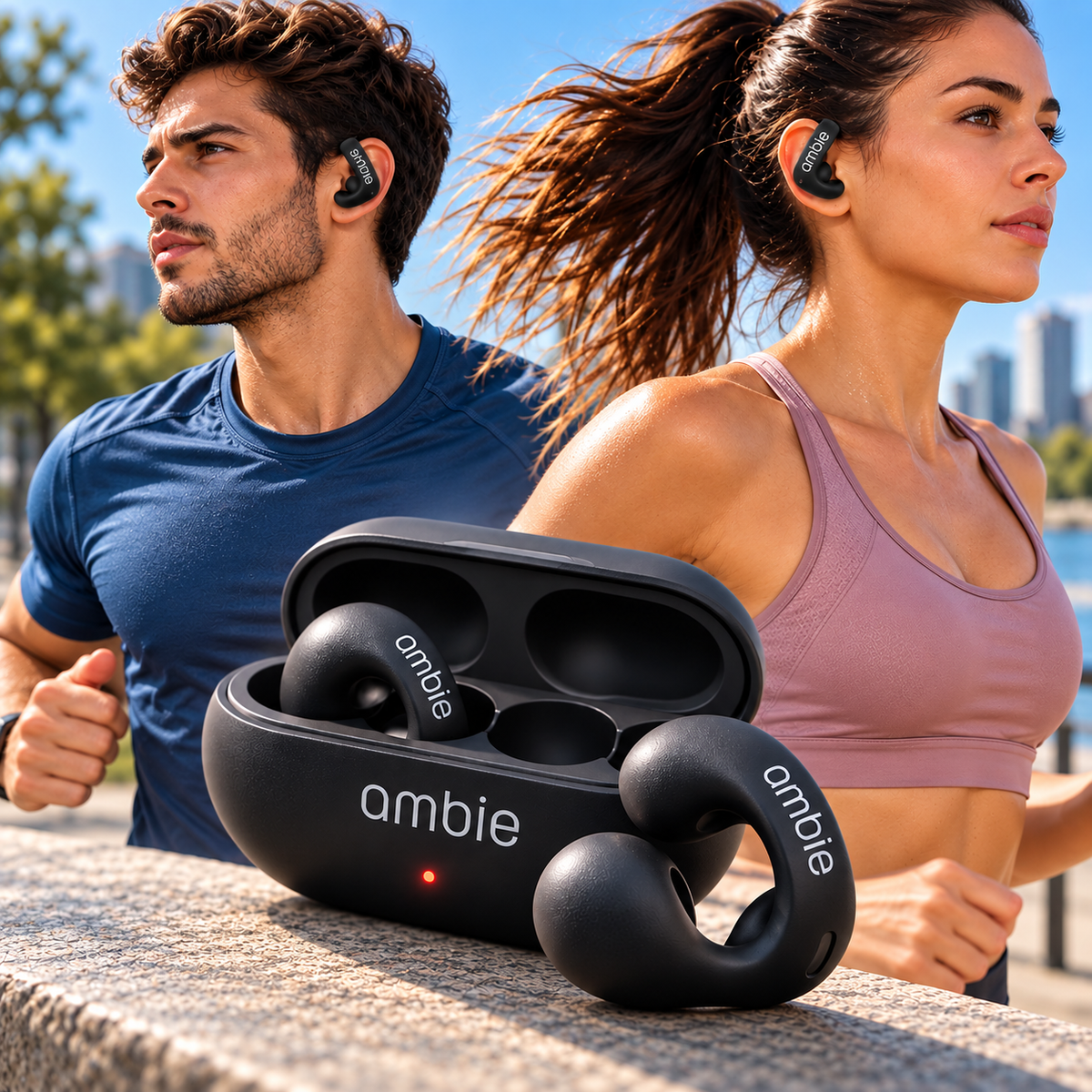 Auriculares Ambie con Estuche de Carga Premium 🔥 ¡OFERTA ESPECIAL! 🔥