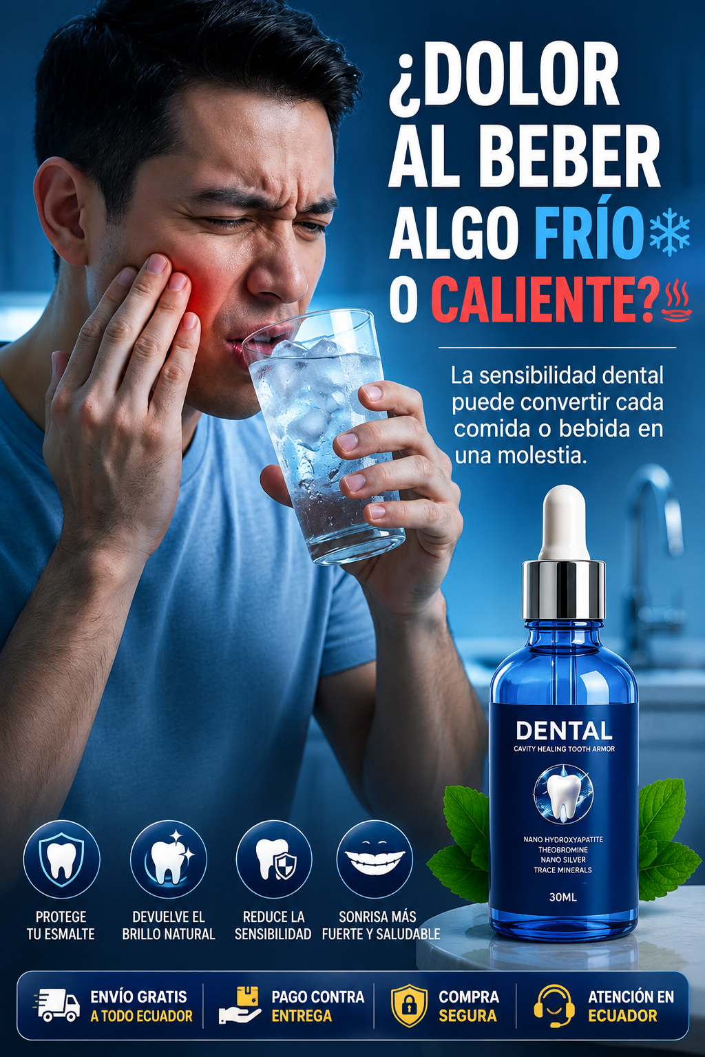 🦷Gotas para Reparación Dental 30ML 🔥 Oferta Especial solo es válida hoy.🔥